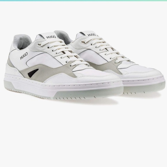 HUGO BOSS Other - AUTHENTIC HUGO BOSS Grey & White Men's Hugo Sport Casual Sneakers